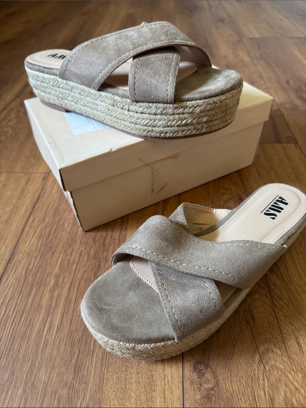 AMS Taupe Hannah-2 Shoes